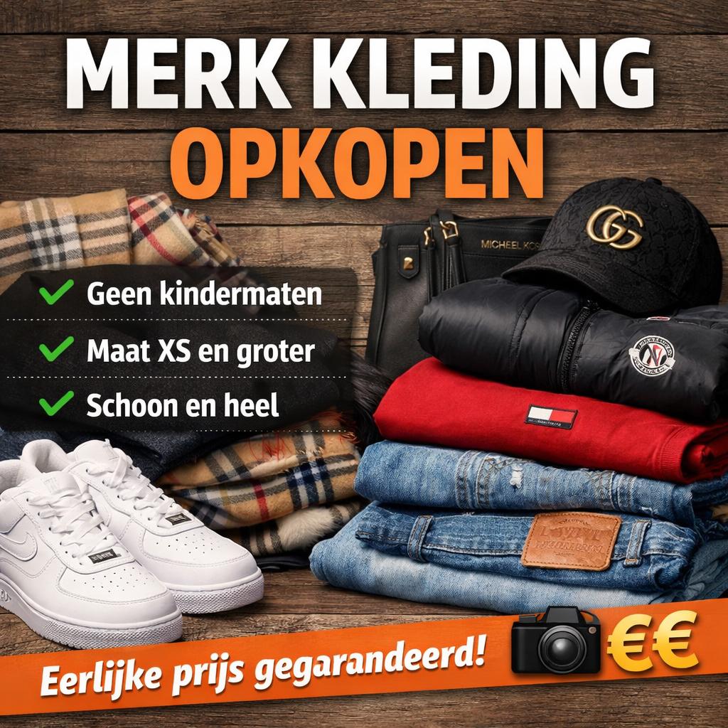 Merkkleding gezocht - Dames en heren - XS en groter, Ophalen of Verzenden, Zo goed als nieuw