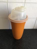 Tupperware retro oranjebruin - Quickshaker, Huis en Inrichting, Keuken | Tupperware, Ophalen of Verzenden, Zo goed als nieuw, Bruin
