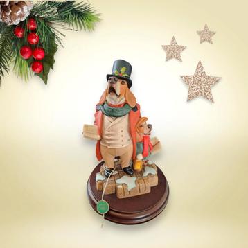 Robert Harrop beeld DPCS99  Bassethounds Christmas Carol  beschikbaar voor biedingen