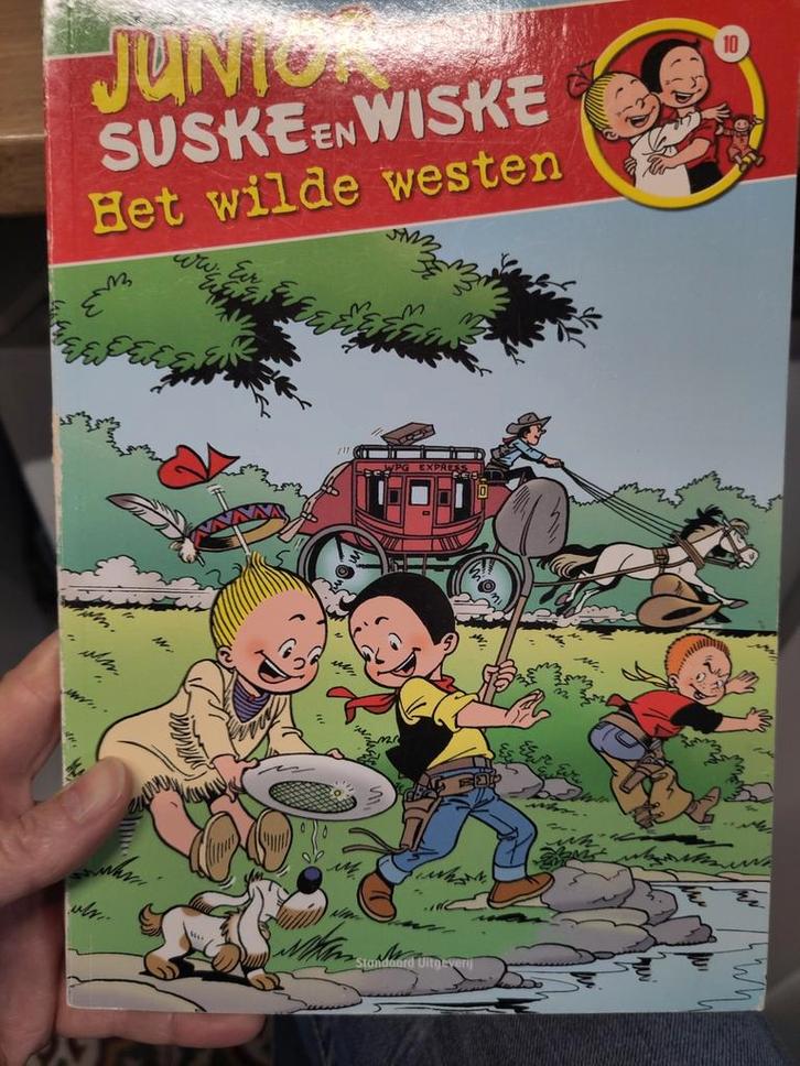 Junior Suske en Wiske - Het Wilde Westen en Speurneuzen, Boeken, Stripboeken, Gelezen, Eén stripboek, Ophalen of Verzenden
