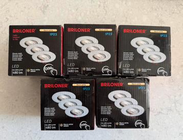 Briloner dimbare spots , 5 x 3 stuks beschikbaar voor biedingen
