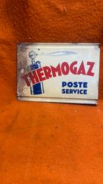 Blikken bord Termogaz uit Frankrijk, Ophalen of Verzenden, Reclamebord