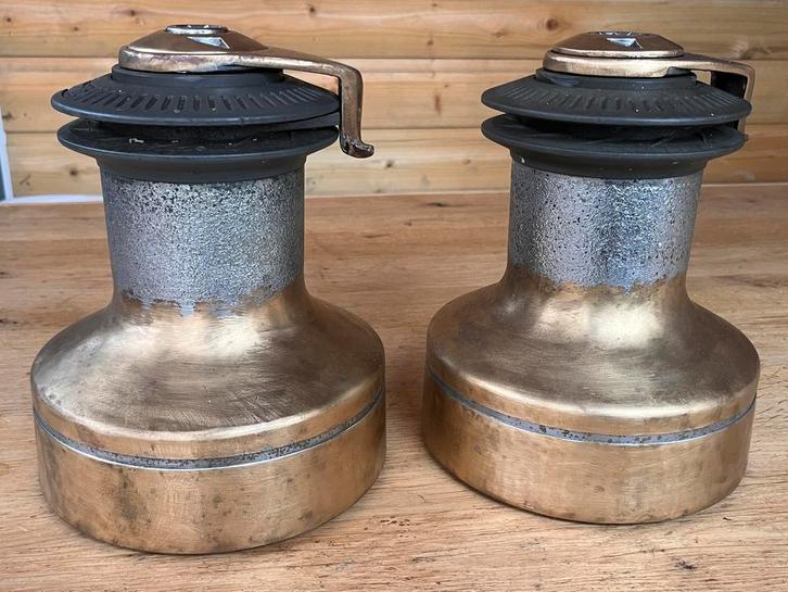 2 Bronzen Lewmar 54 two speed selftailing lieren, Watersport en Boten, Accessoires en Onderhoud, Gebruikt, Overige typen, Ophalen