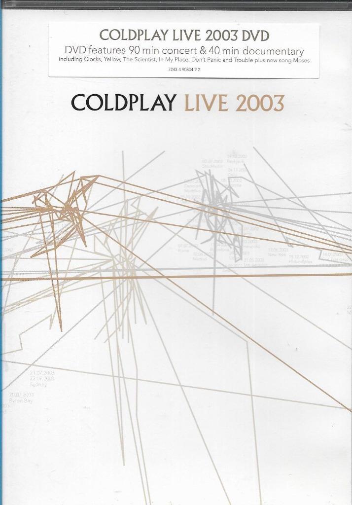 Coldplay Live 2003 (Dvd + Cd), Cd's en Dvd's, Dvd's | Muziek en Concerten, Gebruikt, Muziek en Concerten, Alle leeftijden, Ophalen of Verzenden