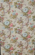 6727 bloemrank brocante bloemen vintage behang swiet, Huis en Inrichting, Stoffering | Behang, Ophalen of Verzenden, 75 m² of meer