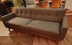Spiers sofa, midcentury Scandinavisch, leisteen, stof, Ophalen, Hout, Midcentury modern, 75 tot 100 cm