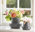 Woud Hinken Bloempot - Donkergrijs - Keramiek, Zwart, Aardewerk of Porselein, Ophalen of Verzenden, Zo goed als nieuw