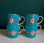 4 bekers Pip Studio Love Birds, Huis en Inrichting, Keuken | Servies, Ophalen of Verzenden, Zo goed als nieuw, Overige stijlen