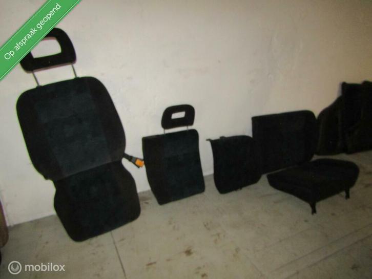 Stoel rechts + achterbank Opel Astra F  bj '91 tm '97, Auto-onderdelen, Interieur en Bekleding, Opel, Gebruikt, Ophalen of Verzenden