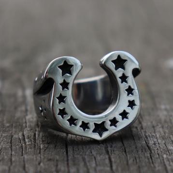 Lucky Hoefijzer ring Ø 19,0 mm # SALE # beschikbaar voor biedingen