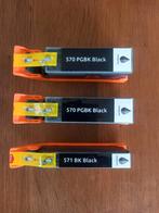 Canon Pixma 570/571 Inkt Cartridges - 3 stuks, Computers en Software, Ophalen of Verzenden, Nieuw