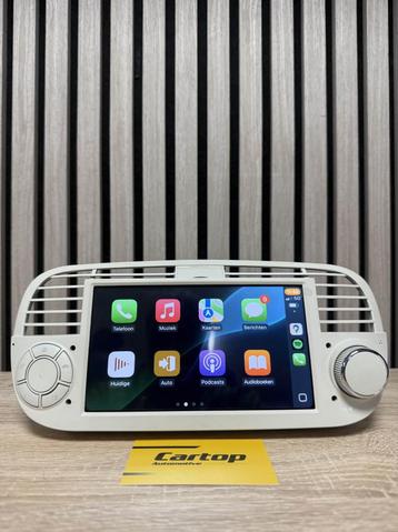 fiat 500 | Carplay | Beige | Android 12 | beschikbaar voor biedingen