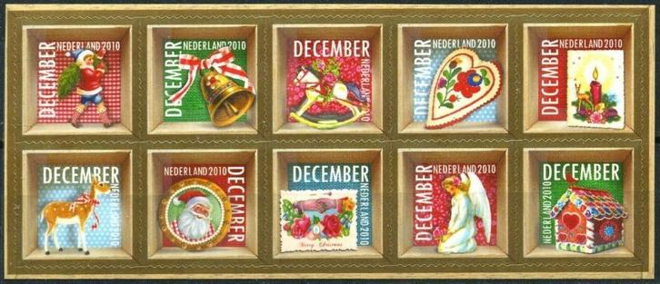 Nederland NVPH nr 2778/87 postfris Decemberzegels 2010, Postzegels en Munten, Postzegels | Nederland, Postfris, Na 1940, Verzenden