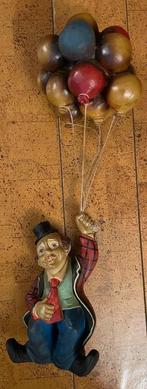 Op te hangen Clown hangend aan ballonnen ca 60 cm, Ophalen of Verzenden, Zo goed als nieuw, Overige typen