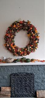Herfst/najaar grote krans 85/ 85 (ophalen), Ophalen, Zo goed als nieuw