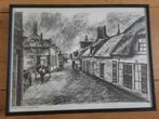 Pentekening Sliedrecht Kerkbuurt omstreeks 1910, Ophalen of Verzenden