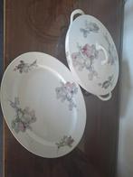 Vintage Soepterrine met Bord - Roos Design, Huis en Inrichting, Gebruikt, Ophalen of Verzenden, Bord(en), Overige stijlen