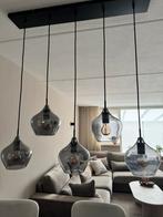 Hanglampen smoked glas, Huis en Inrichting, Lampen | Hanglampen, Ophalen, Zo goed als nieuw, Glas, Minder dan 50 cm
