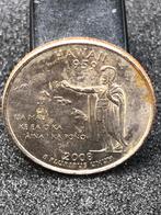 USA quarter dollar “Hawaï” 2008 25 cents, Ophalen of Verzenden