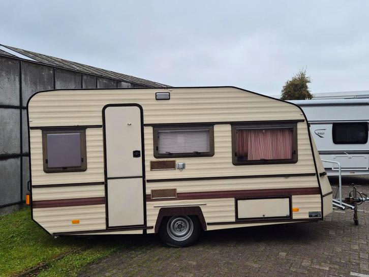 Bergland Caravan - Origineel & Netjes!, Caravans en Kamperen, Caravans, Particulier, 500 - 750 kg, Ophalen