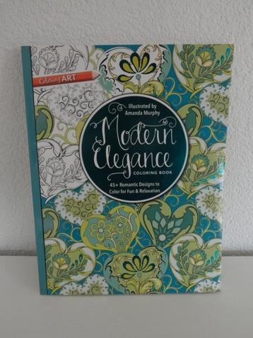 Kleurboek voor volwassenen Modern Elegance, Amanda Murphy beschikbaar voor biedingen