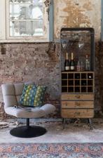 Dutchbone Cabinet Vino – Wijnkast | Van €749, nu, Huis en Inrichting, Woonaccessoires | Wijnrekken, Dutchbone, Nieuw, Ophalen of Verzenden