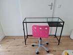 Ikea VITTSJÖ glazen laptoptafel 100x36cm, Ophalen, Zo goed als nieuw