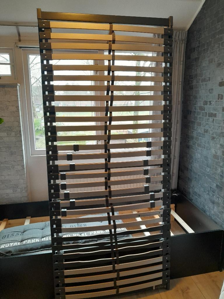 Lattenbodem 90x210 Bossflex, Huis en Inrichting, Slaapkamer | Matrassen en Bedbodems, Ophalen, Gebruikt, 90 cm, Eenpersoons