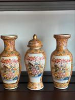 Vintage Chinese vazen gemerkt kaststel, Antiek en Kunst, Verzenden