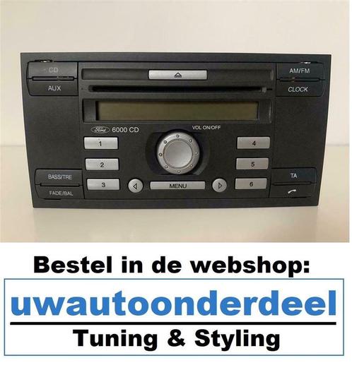 Ford CD6000 CD 6000 radio Focus, Mondeo, S-max, C-max, Auto diversen, Overige Auto diversen, Verzenden