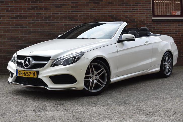 Mercedes-Benz E-klasse Cabrio 200 '15 LED NL Auto Leder Clim, Auto's, Mercedes-Benz, Bedrijf, Te koop, E-Klasse, ABS, Airbags