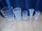 diverse glazen vazen, Huis en Inrichting, Woonaccessoires | Vazen, Gebruikt, Overige kleuren, Ophalen of Verzenden, Glas