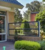 Degelijk glazen windscherm antraciet, Tuin en Terras, Ophalen, Zo goed als nieuw, 200 cm of meer, 150 tot 200 cm