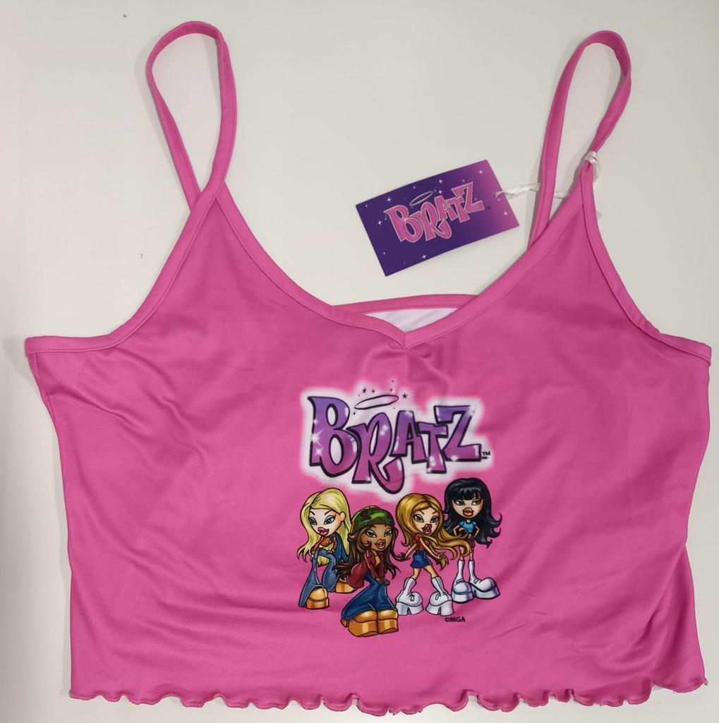 Bratz Crop Top - Maat XL nieuw met kaartje er nog aan, Kleding | Dames, Verzenden, Maat 46/48 (XL) of groter, Nieuw, Roze