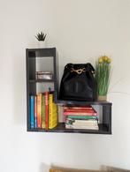 Wall Shelf 2 pcs Black 50x15x50 cm Engineered Wood, 50 tot 100 cm, Overige materialen, Modern, 50 tot 75 cm