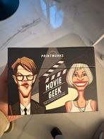 New Printworks Trivia Spel - Movie Geek, Een of twee spelers, Ophalen, Nieuw, Reisspel