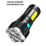Nieuwe zeer sterke oplaadbare LED Zaklamp / Campinglamp, Caravans en Kamperen, Zaklampen, Nieuw, Accu, Kievit, Dekievitelectronics@gmail.com
