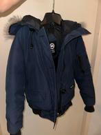 Dames donkerblauwe bomber winterjas van Canada Goose, Kleding | Heren, Jassen | Winter, Ophalen of Verzenden, Zo goed als nieuw