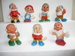 7x vintage Walt disney Dwergen pieppoppen uit de jaren 70, Verzamelen, Ophalen of Verzenden, Sneeuwwitje of Doornroosje, Gebruikt
