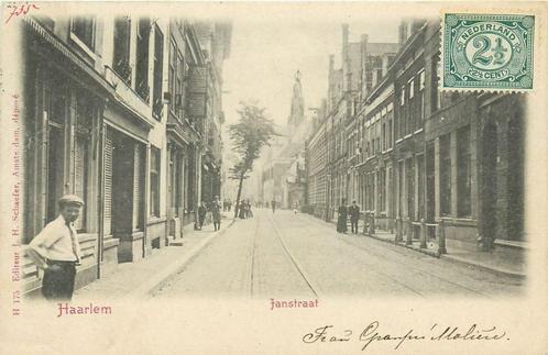(701-255-039) Haarlem Janstraat, Verzamelen, Ansichtkaarten | Nederland, Noord-Holland, Verzenden