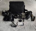 Nikon D5100 met twee lenzen en accessoires (912 clicks), Ophalen of Verzenden, Zo goed als nieuw, Nikon, Geen optische zoom