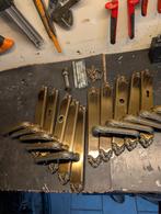 Krukstellen 5X, Doe-het-zelf en Verbouw, Hang- en Sluitwerk, Ophalen, Gebruikt, IJzer, Klink of Kruk