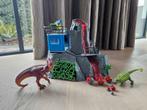 Schleich Grote vulkaanexpeditie, dinosaurus, Ophalen of Verzenden, Zo goed als nieuw