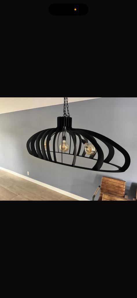 Prachtige hanglamp type Catania 8610 - zgan, Huis en Inrichting, Lampen | Hanglampen, Zo goed als nieuw, 75 cm of meer, Metaal