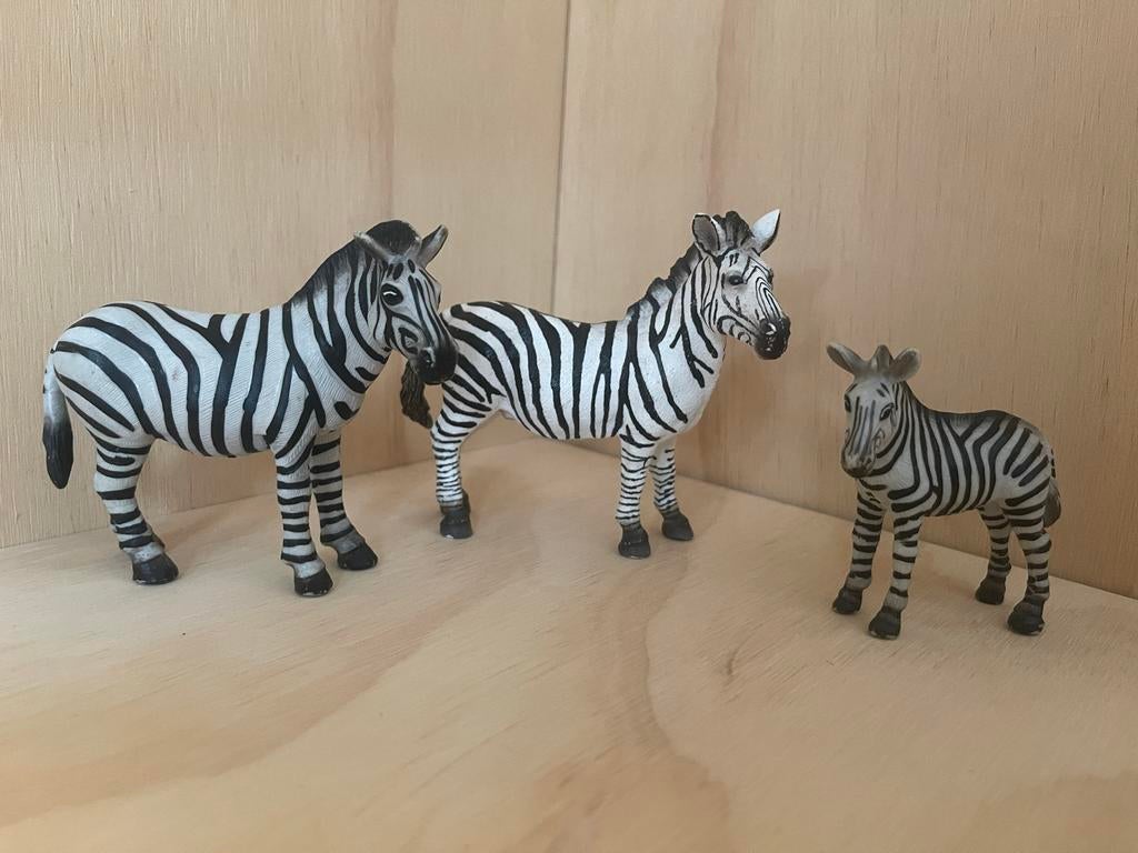 Schleich Zebra Familie, Ophalen of Verzenden, Zo goed als nieuw, Jongen of Meisje