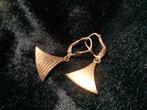zilver vergulde hangers gemerkt met zwaard, Sieraden, Tassen en Uiterlijk, Antieke sieraden, Ophalen of Verzenden, Zilver, Oorbellen