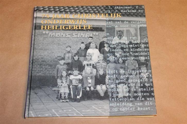 75 Jaar Christelijk Onderwijs Heiligerlee [1920-1995], Boeken, Geschiedenis | Stad en Regio, Gelezen, Ophalen of Verzenden