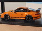 Porsche 997 GTR RS Oranje Autoart in originele verpakking, Hobby en Vrije tijd, Modelauto's | 1:18, Ophalen of Verzenden, Zo goed als nieuw