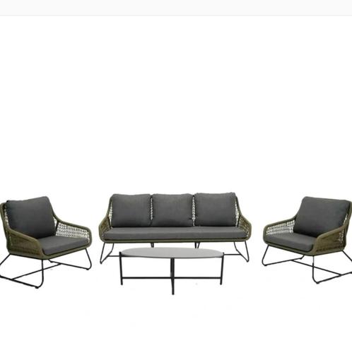 Loungeset Portofino 4 delig, Tuin en Terras, Tuinsets en Loungesets, Nieuw, Loungeset, Overige materialen, 5 zitplaatsen, Bank