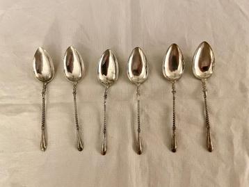 6 ZILVEREN LEPELTJES met zilvermerk - WD014 beschikbaar voor biedingen